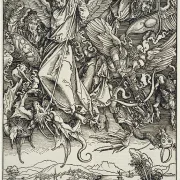 Albrecht Dürer | Michaels kamp med dragen – 1498 | Indrammet kunsttryk | Renæssance | formida