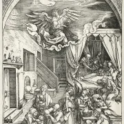 Albrecht Dürer | Jomfru Marias fødsel – 1505 | Indrammet kunsttryk | Renæssance | formida