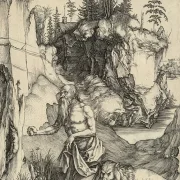 Albrecht Dürer | Der heilige Hieronymus in Buße – 1496 | Gerahmter Kunstdruck | Renaissance | formida