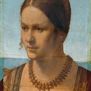 Albrecht Dürer | Porträt einer jungen Venezianerin - 1506 | Giclée Kunstdruck gerahmt