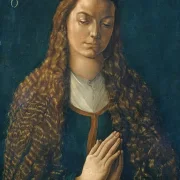 Albrecht Dürer | Porträt einer jungen Frau mit offenem Haar – 1497 | Giclée Kunstdruck gerahmt