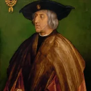 Albrecht Dürer | Porträt von Maximilian I. - 1519 | Giclée Kunstdruck gerahmt