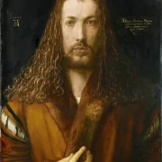 Albrecht Dürer | Selbstporträt - 1498 | Giclée Kunstdruck gerahmt