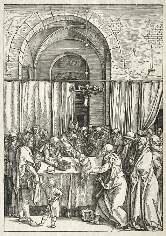 Albrecht Dürer | Afvisning af Joachims offer – 1505 | Indrammet kunsttryk | Renæssance | formida