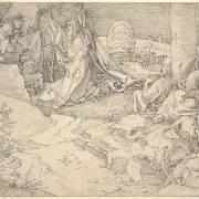 Albrecht Dürer | Smerte i haven - 1521 | Indrammet kunsttryk | Renæssance | formida