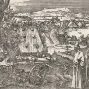 Albrecht Dürer | Landskab med kanonen - 1518 | Indrammet kunsttryk | Renæssance | formida
