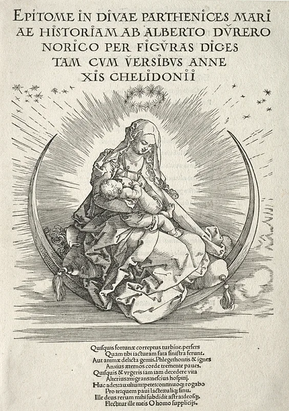 Albrecht Dürer | Jomfru Marias liv – 1505 | Indrammet kunsttryk | Renæssance | formida