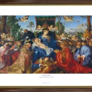 Albrecht Dürer | Rosenkransfesten - 1506 | Gallery Edition |  Indrammet kunsttryk | Renæssance