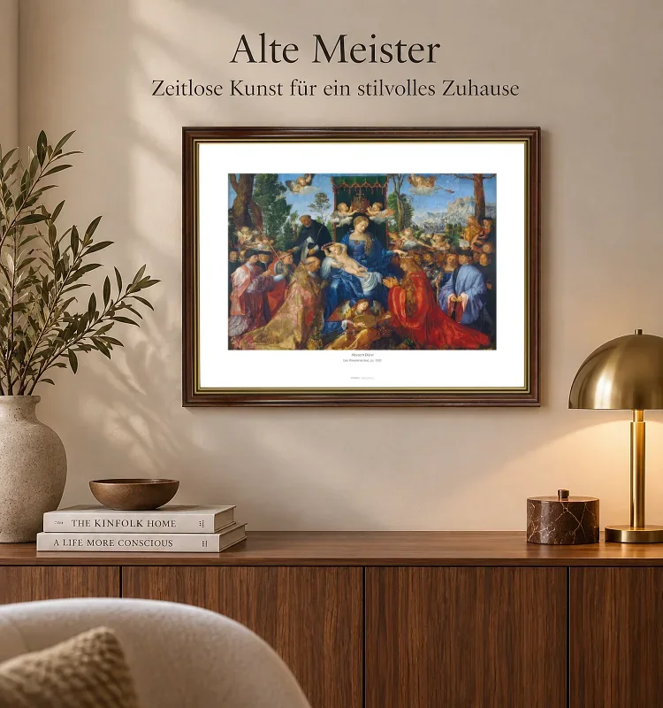 Albrecht Dürer | Rosenkransfesten - 1506 | Gallery Edition |  Indrammet kunsttryk | Renæssance