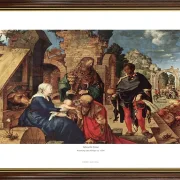 Albrecht Dürer | De vise mænds tilbedelse - 1504 | Gallery Edition |  Indrammet kunsttryk | Renæssance