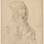 Albrecht Dürer | Selvportræt med 13-årig - 1484 | Indrammet kunsttryk | Renæssance | formida