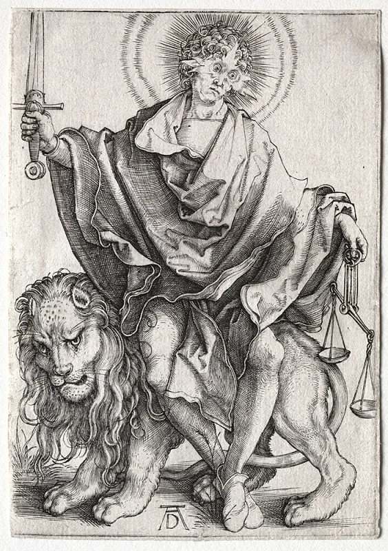 Albrecht Dürer | Retfærdighedens Søn - 1500 | Indrammet kunsttryk | Renæssance | formida