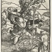 Albrecht Dürer | Sankt Kristoffer med fuglene - 1501 | Indrammet kunsttryk | Renæssance | formida