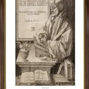 Albrecht Dürer | Erasmus af Rotterdam - 1526 | Gallery Edition | Indrammet kunsttryk | Renæssance