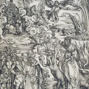 Albrecht Dürer | Den babylonske kvinde - 1498 | Indrammet kunsttryk | Renæssance | formida