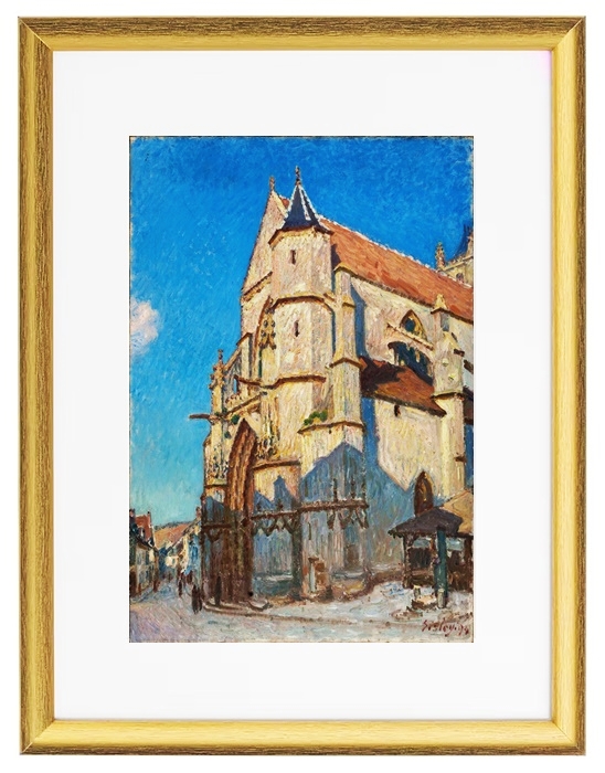 The Church of Moret - 1894