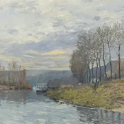 Alfred Sisley - Die Seine bei Argenteuil 1872 | Giclée Kunstdruck gerahmt