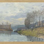 Alfred Sisley - Die Seine bei Argenteuil 1872 | Giclée Kunstdruck gerahmt