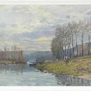 Alfred Sisley - Die Seine bei Argenteuil 1872 | Giclée Kunstdruck gerahmt