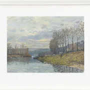 Alfred Sisley - Die Seine bei Argenteuil 1872 | Giclée Kunstdruck gerahmt