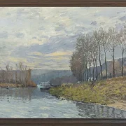 Alfred Sisley - Die Seine bei Argenteuil 1872 | Giclée Kunstdruck gerahmt