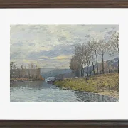 Alfred Sisley - Die Seine bei Argenteuil 1872 | Giclée Kunstdruck gerahmt