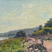 Alfred Sisley - Die Seine bei Bas-Meudon 1878 | Giclée Kunstdruck gerahmt