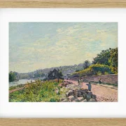 Alfred Sisley - Die Seine bei Bas-Meudon 1878 | Giclée Kunstdruck gerahmt