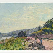Alfred Sisley - Die Seine bei Bas-Meudon 1878 | Giclée Kunstdruck gerahmt