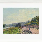 Alfred Sisley - Die Seine bei Bas-Meudon 1878 | Giclée Kunstdruck gerahmt