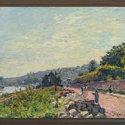 Alfred Sisley - Die Seine bei Bas-Meudon 1878 | Giclée Kunstdruck gerahmt