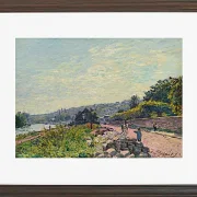 Alfred Sisley - Die Seine bei Bas-Meudon 1878 | Giclée Kunstdruck gerahmt