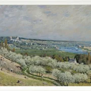 Alfred Sisley - Die Terrasse von Saint-Germain, Frühling 1875 | Giclée Kunstdruck gerahmt