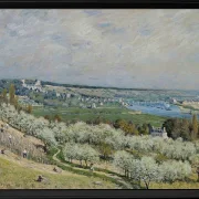 Alfred Sisley - Die Terrasse von Saint-Germain, Frühling 1875 | Giclée Kunstdruck gerahmt