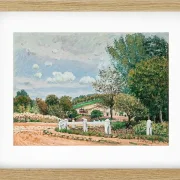 Alfred Sisley - Die Verrières Straße 1872 | Giclée Kunstdruck gerahmt