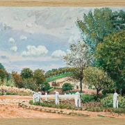 Alfred Sisley - Die Verrières Straße 1872 | Giclée Kunstdruck gerahmt