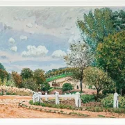 Alfred Sisley - Die Verrières Straße 1872 | Giclée Kunstdruck gerahmt