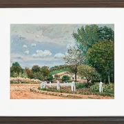 Alfred Sisley - Die Verrières Straße 1872 | Giclée Kunstdruck gerahmt