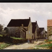 Alfred Sisley - Frauen gehen in den Wald 1866 | Giclée Kunstdruck gerahmt