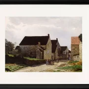 Alfred Sisley - Frauen gehen in den Wald 1866 | Giclée Kunstdruck gerahmt