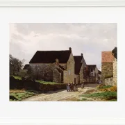 Alfred Sisley - Frauen gehen in den Wald 1866 | Giclée Kunstdruck gerahmt
