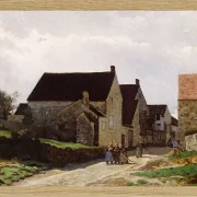 Alfred Sisley - Frauen gehen in den Wald 1866 | Giclée Kunstdruck gerahmt