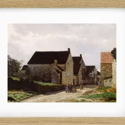 Alfred Sisley - Frauen gehen in den Wald 1866 | Giclée Kunstdruck gerahmt