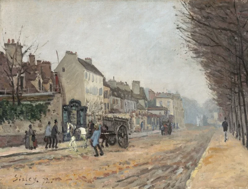 Alfred Sisley - Heloise Boulevard, Argenteuil 1872 | Indrammet giclée-kunsttryk