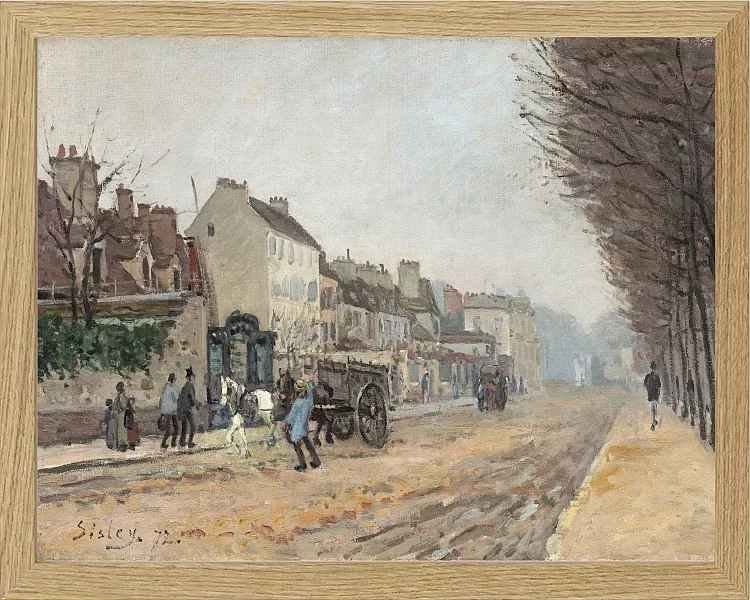 Alfred Sisley - Heloise Boulevard, Argenteuil 1872 | Indrammet giclée-kunsttryk