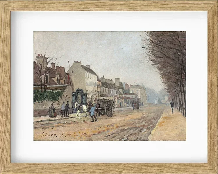 Alfred Sisley - Heloise Boulevard, Argenteuil 1872 | Indrammet giclée-kunsttryk