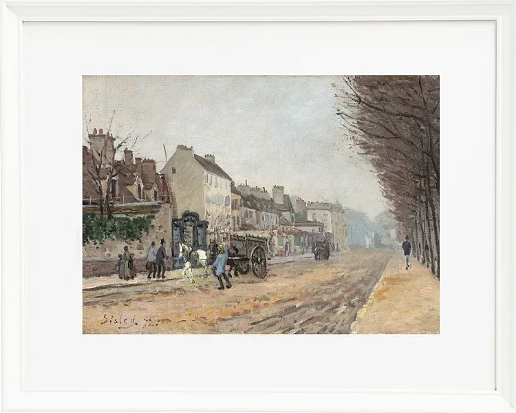 Alfred Sisley - Heloise Boulevard, Argenteuil 1872 | Indrammet giclée-kunsttryk