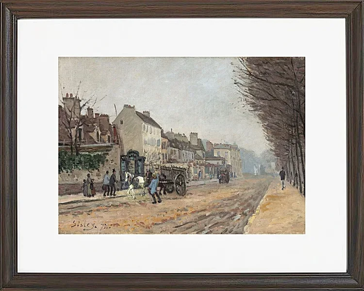 Alfred Sisley - Heloise Boulevard, Argenteuil 1872 | Indrammet giclée-kunsttryk