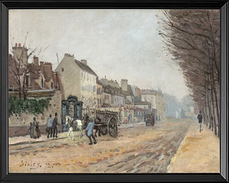 Alfred Sisley - Heloise Boulevard, Argenteuil 1872 | Indrammet giclée-kunsttryk