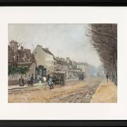 Alfred Sisley - Heloise Boulevard, Argenteuil 1872 | Indrammet giclée-kunsttryk